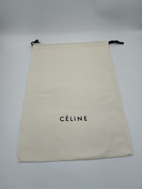 Celine Other - CÉLINE Dust Bag 22x16 Cream Drawstring Storage Shoe Travel Organizer Pouch EUC